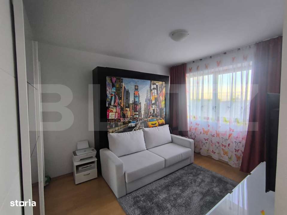 Apartament 2 camere tip studio, Cartier Noua – vedere superba spre m - Imagine principală: 5/10