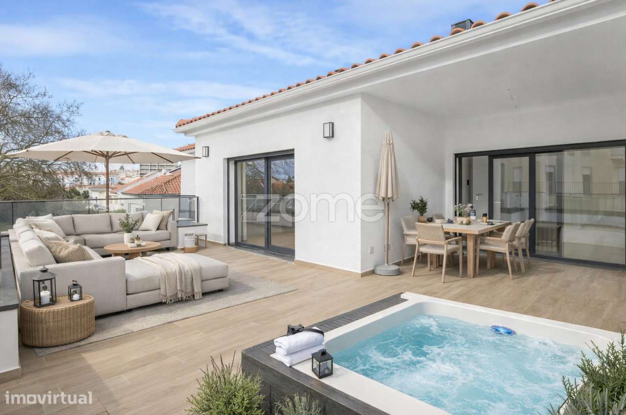 Cobertura T3 com terraço na Praia da Parede Cascais - Grande imagem: 2/41