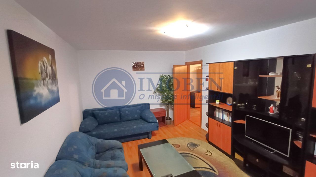 2 camere decomandat -etaj3 -Brazda-Renovat mobilat-bucatarie mare