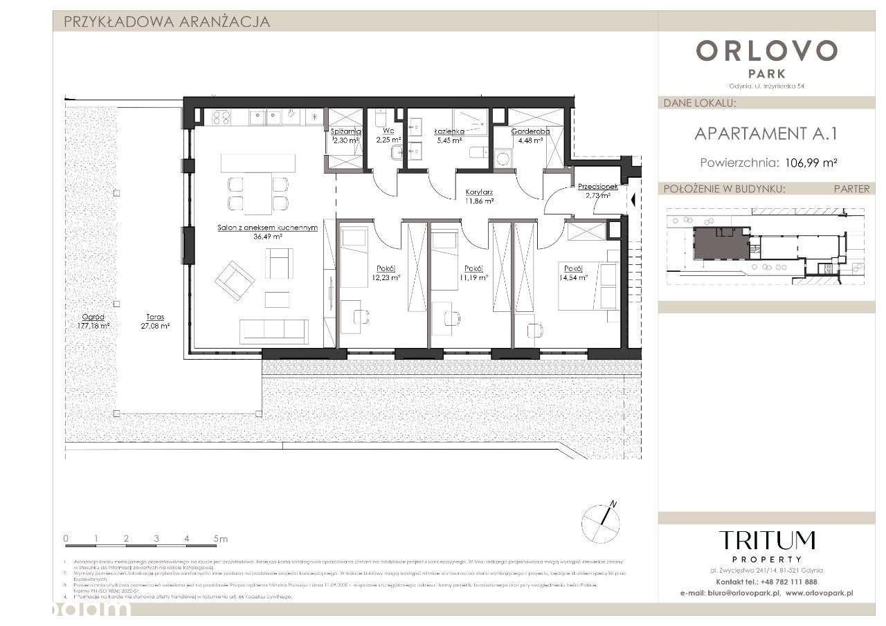 Apartament z ogrodem nad morzem Gdynia Orłowo-1