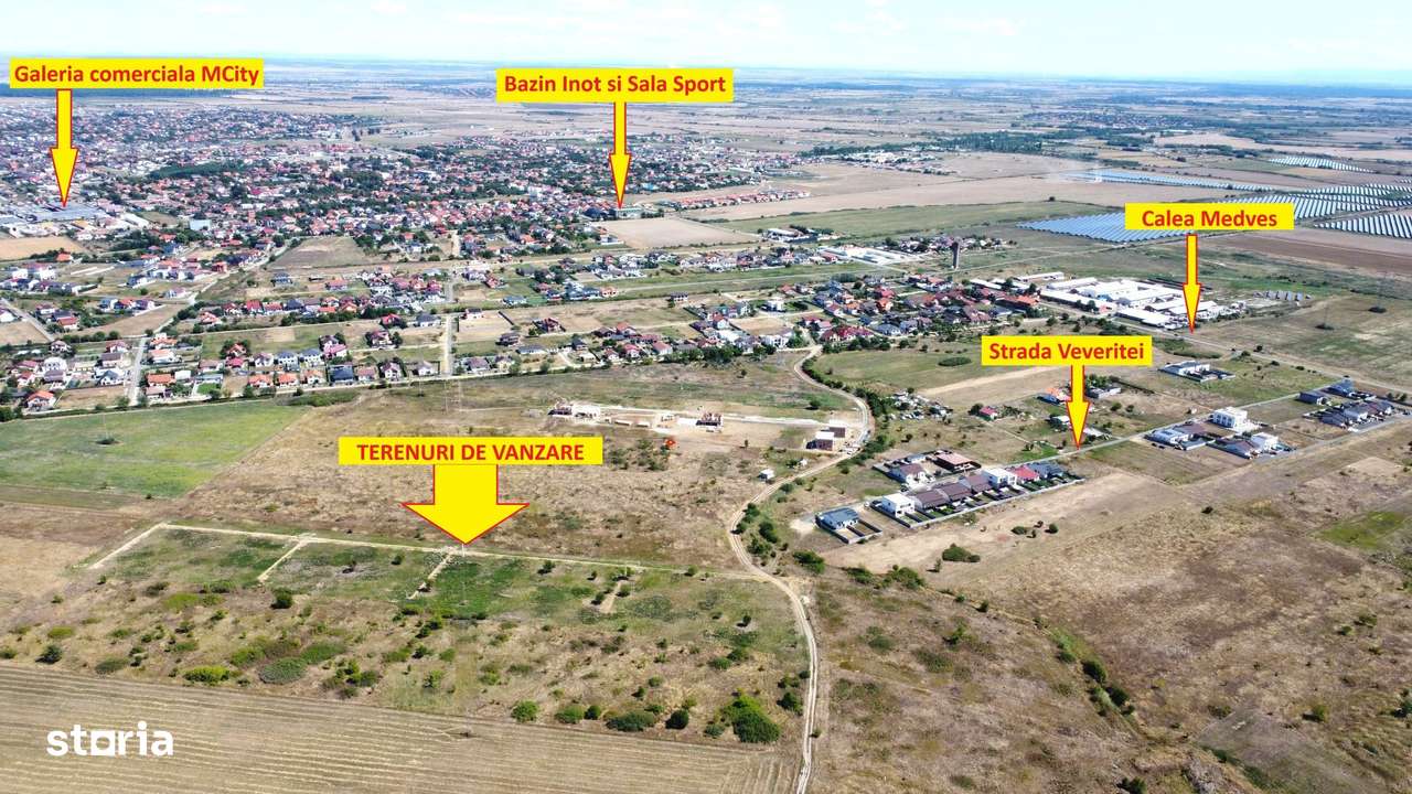 Terenuri de vanzare  Moșnița Nouă – TOATE UTILITATILE-plata RATE - Imagine principală: 5/7