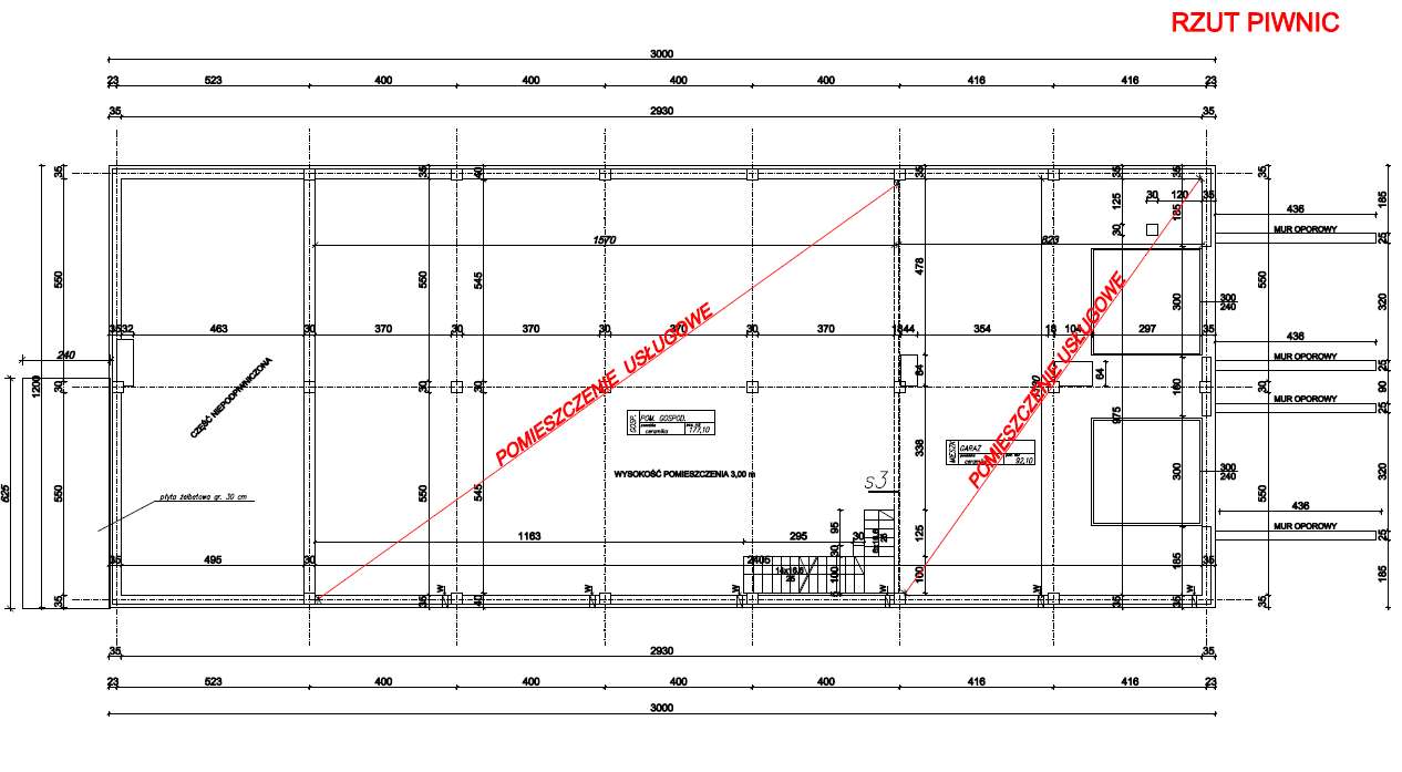 4 DZIAŁKI BUDOWLANE + BUDYNEK USŁUGOWY - HALA-13