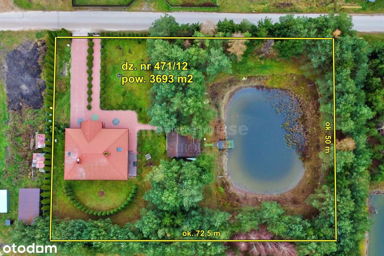 Dom w Rzekuniu na dużej działce ze stawem. - Pełny obrazek: 4/19