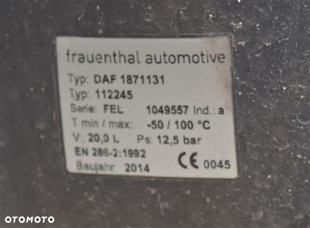 BUTLA ZBIORNIK POWIETRZA DAF XF CF 106 E6 1871131 - 3