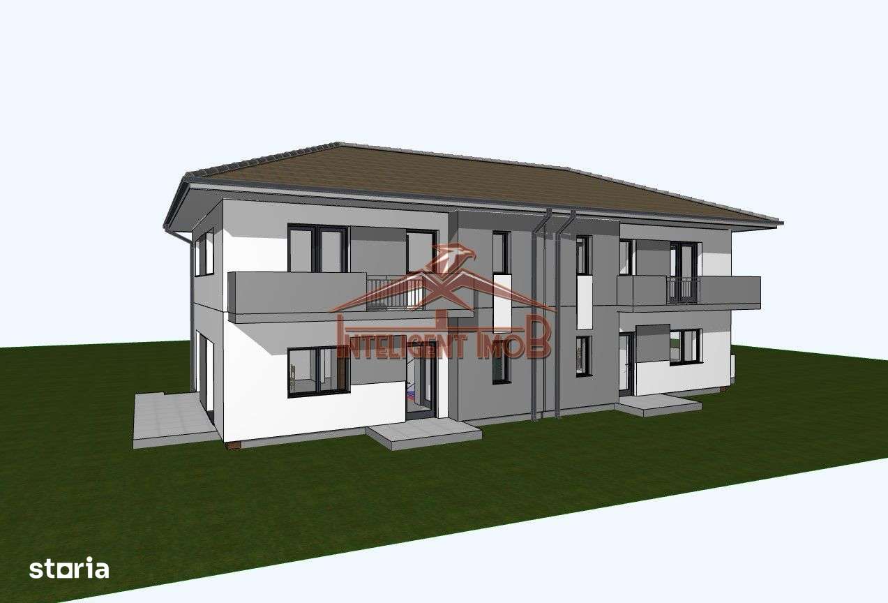 Duplex 4 camere, 150 mp curte libera in Selimbar COMISION 0% - Imagine principală: 4/15