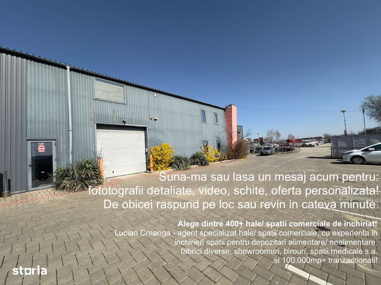 Hala si birouri, de la 220mp la 370mp, zona Mall Moldova - Imagine principală: 1/15