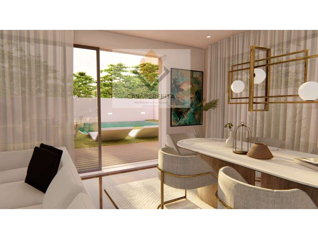 Moradias V5 de Luxo com Piscina, Jardim e Terraços - Praia da Madalena-20