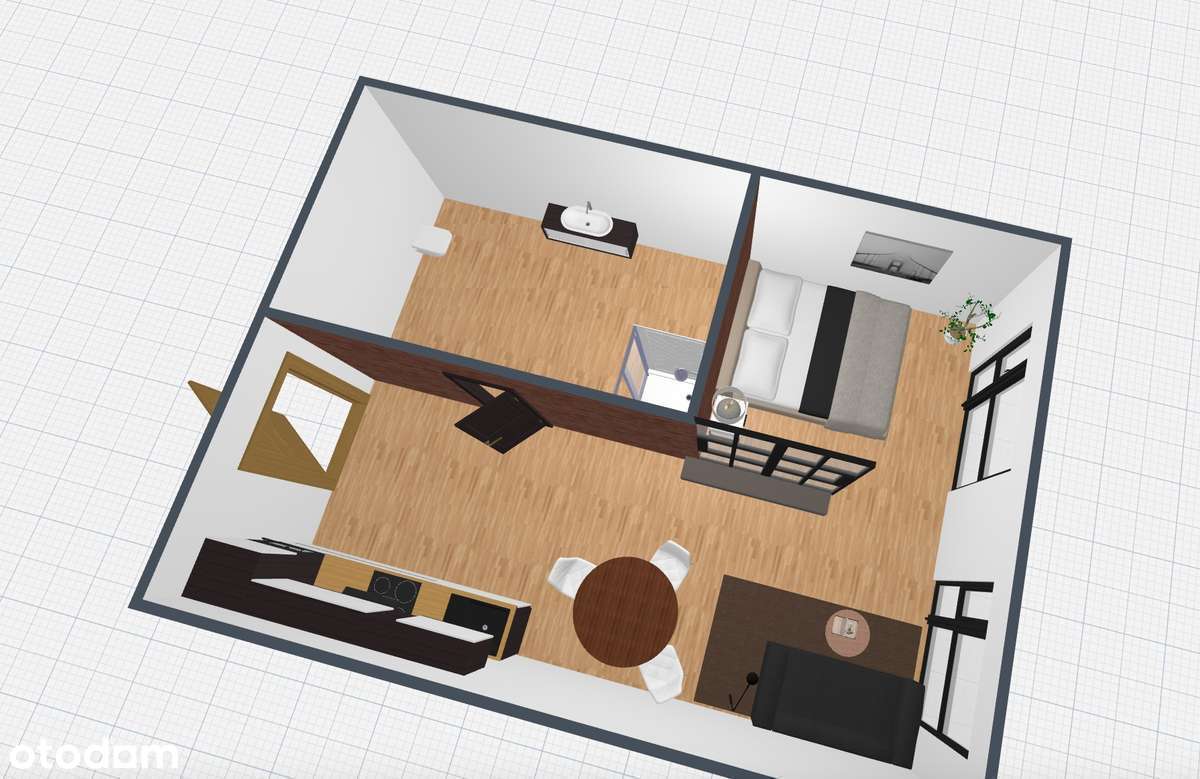 BEZPOŚREDNIO Mokotów | Odbiór 1 KW 2026 | 1 pok. 31m² + ogródek 20m² - Pełny obrazek: 4/14