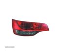 FAROLINS TRASEIROS LED PARA AUDI Q7 4L 05-09 VERMELHO ESCURECIDO - 4