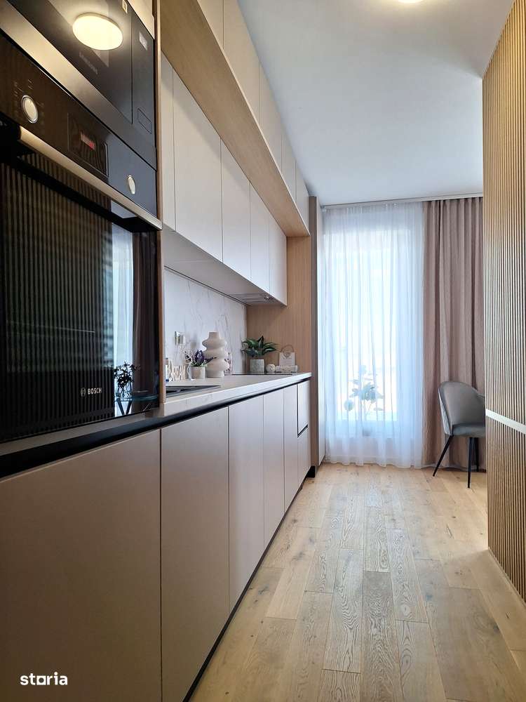 Apartament 2 camere Trio Bridge View, terasa 100 mp, 240.000 EUR + TVA-10