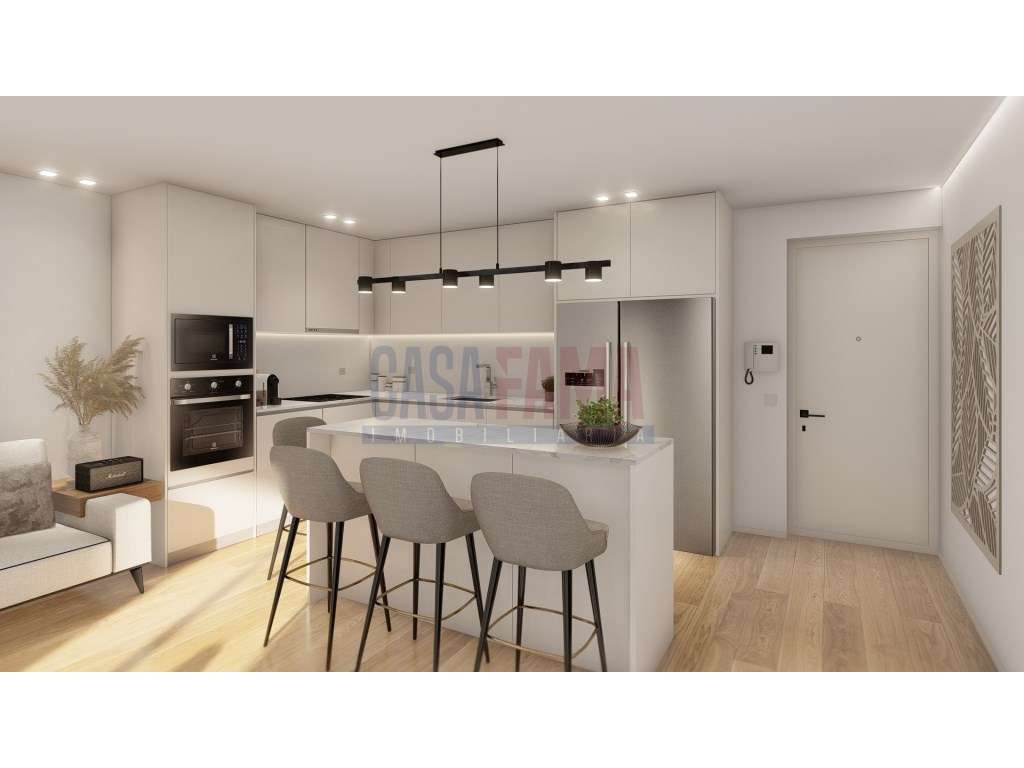 Apartamento T2 Moderno e Confortável com Garagem para 2 Carros-14