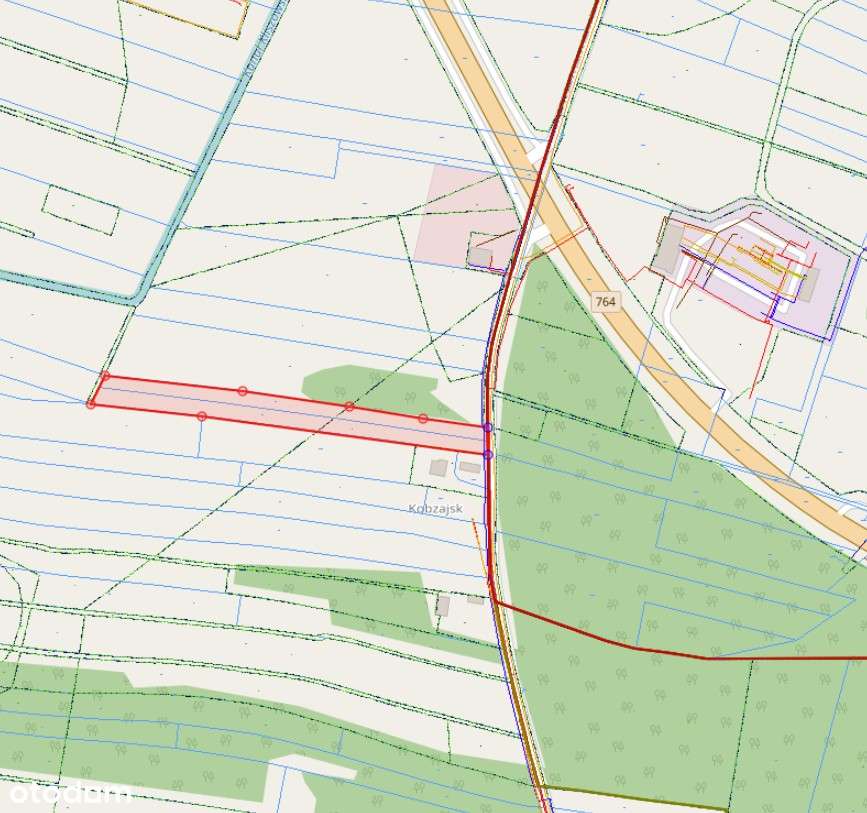 Działka 5700m² w spokojnej okolicy, blisko lasu - Pełny obrazek: 2/2