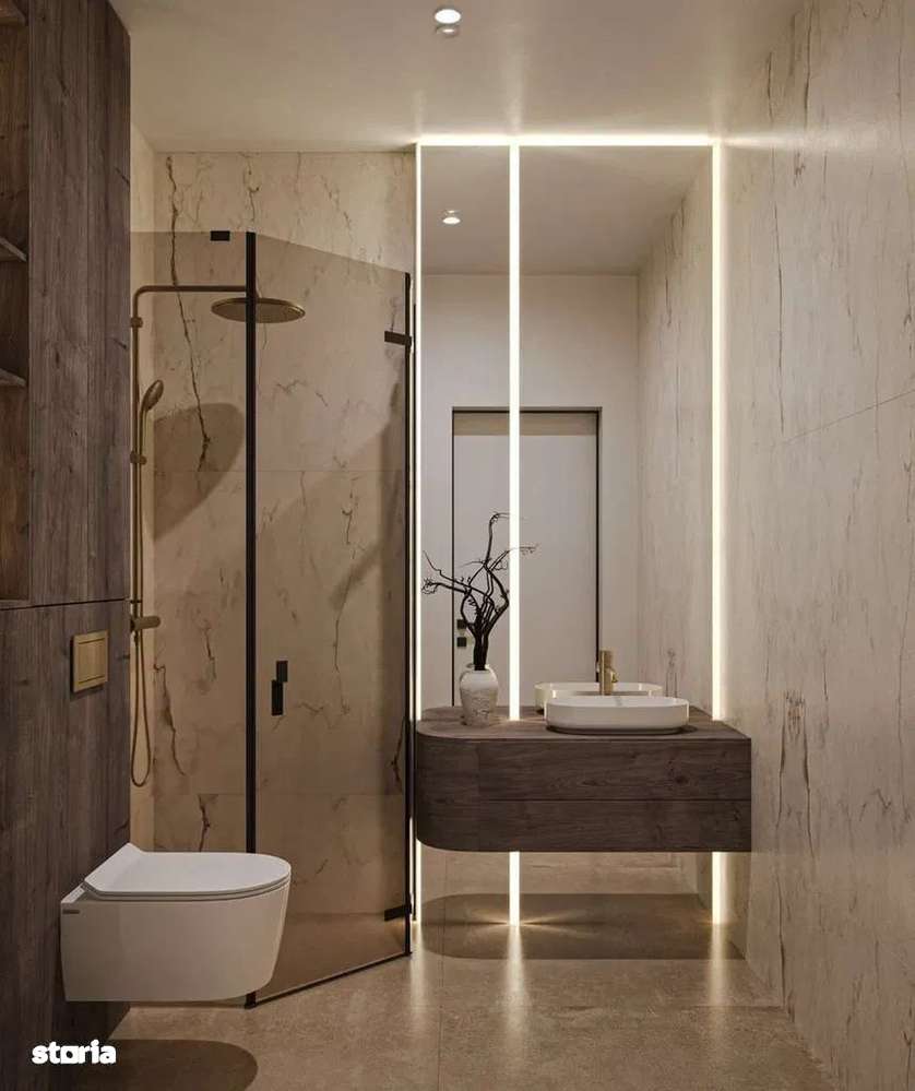 Vând apartament lux cu 4 camere – mobilat complet | Parcare subterană-15