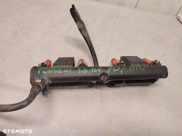 Listwa Wtryskowa Citroen Peugeot 1.6 16V NFU 9636520780 0280156034 - 3