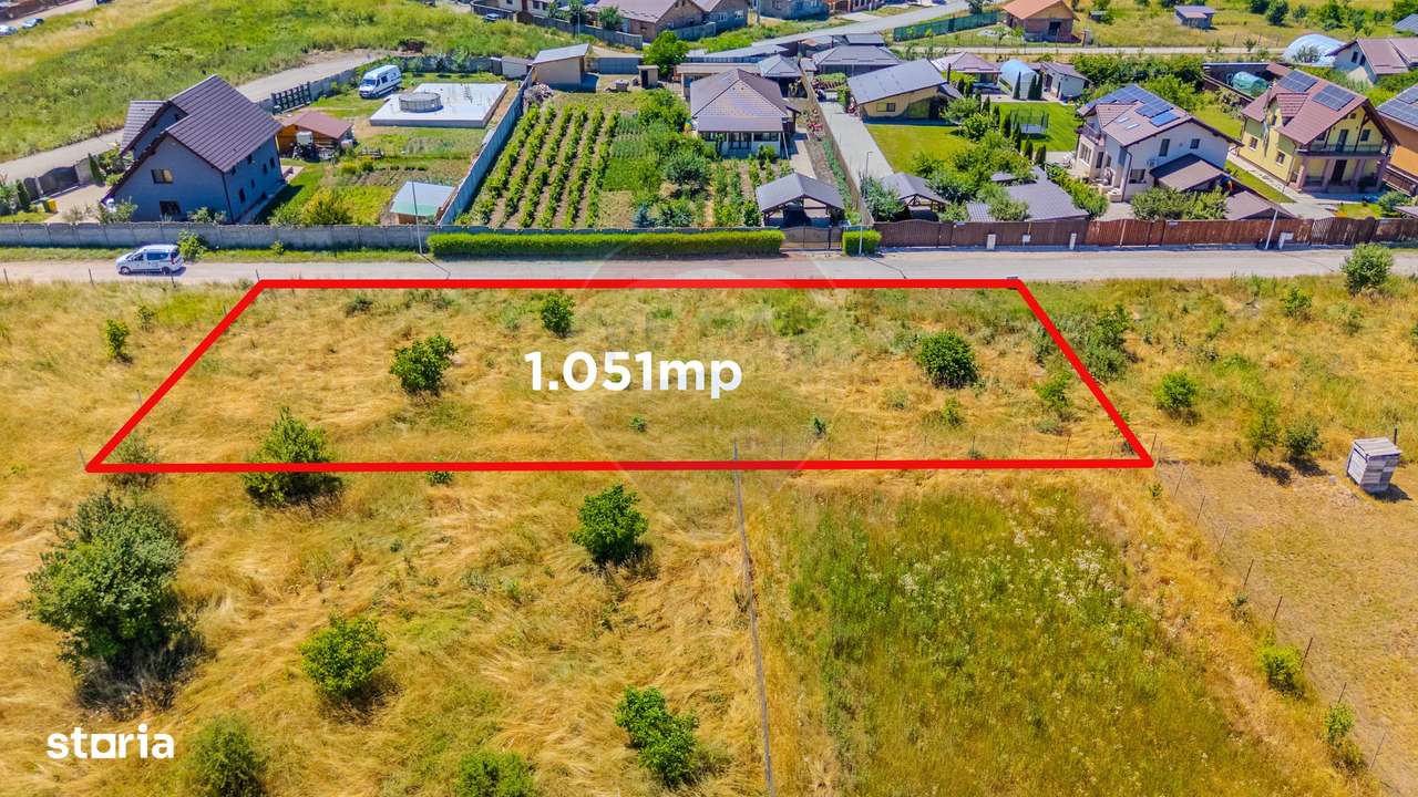 COMISION 0%  Teren 1,051mp/ Intravilan/Hărman - Imagine principală: 2/10