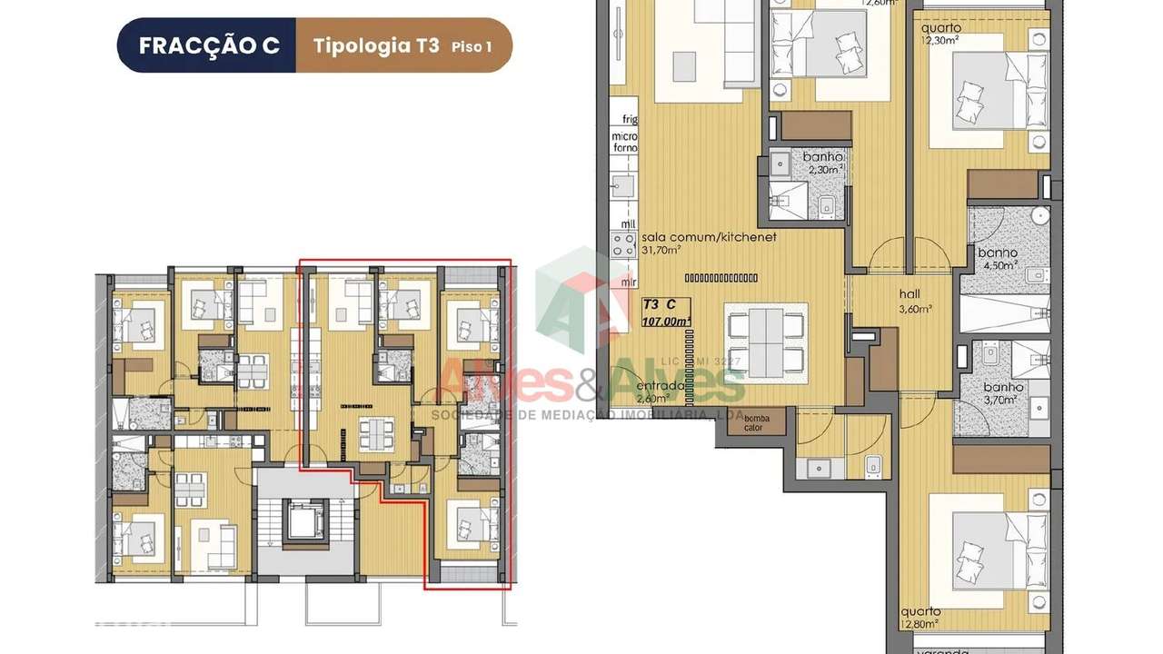 Apartamento T3 c/3 suites - (em construção) Leça do Balio-17