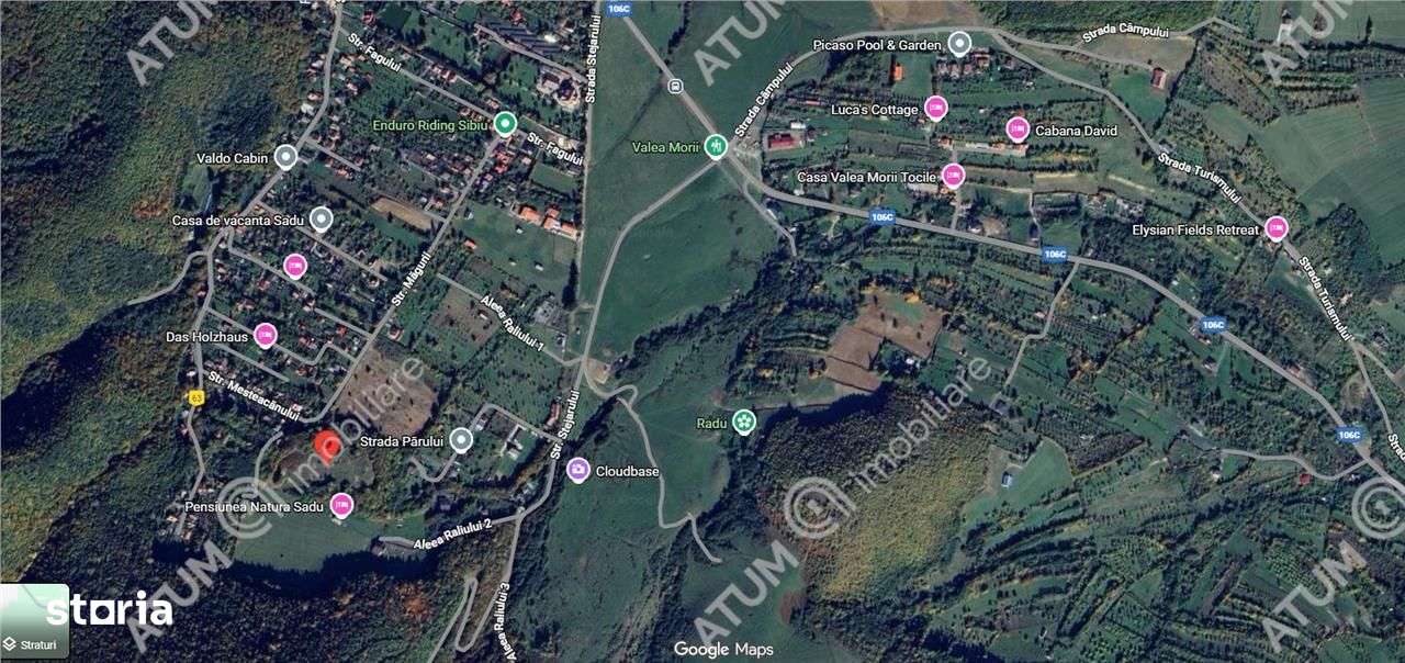 Teren intravilan 1100 mp in Tocile pretabil casa sau investitie-0