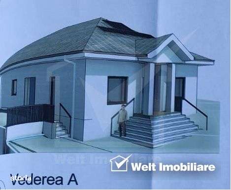 Casa in constructie pe un nivel, Chinteni, personalizeaz-o dupa gustul - Imagine principală: 1/6