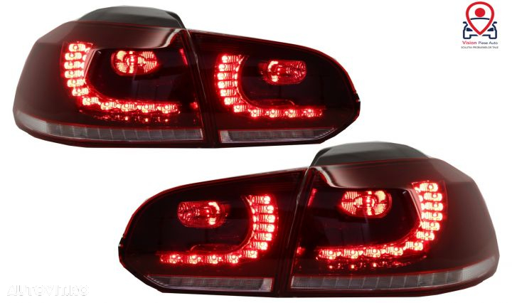 Stopuri FULL LED compatibil cu VW Golf 6 VI (2008-2013) R20 Design Se - 6