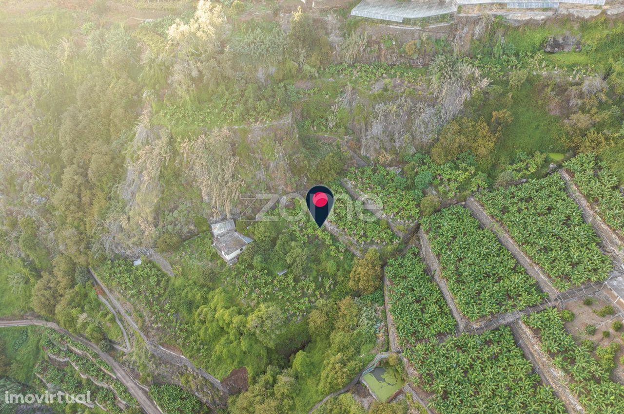 Terreno agrícola, com moradia T2, próximo a Vila da Ponta do Sol