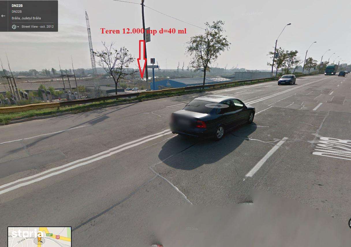 Braila, str.Independentei, proprietar, vand teren 11.349 mp, D = 40 ml - Imagine principală: 2/2