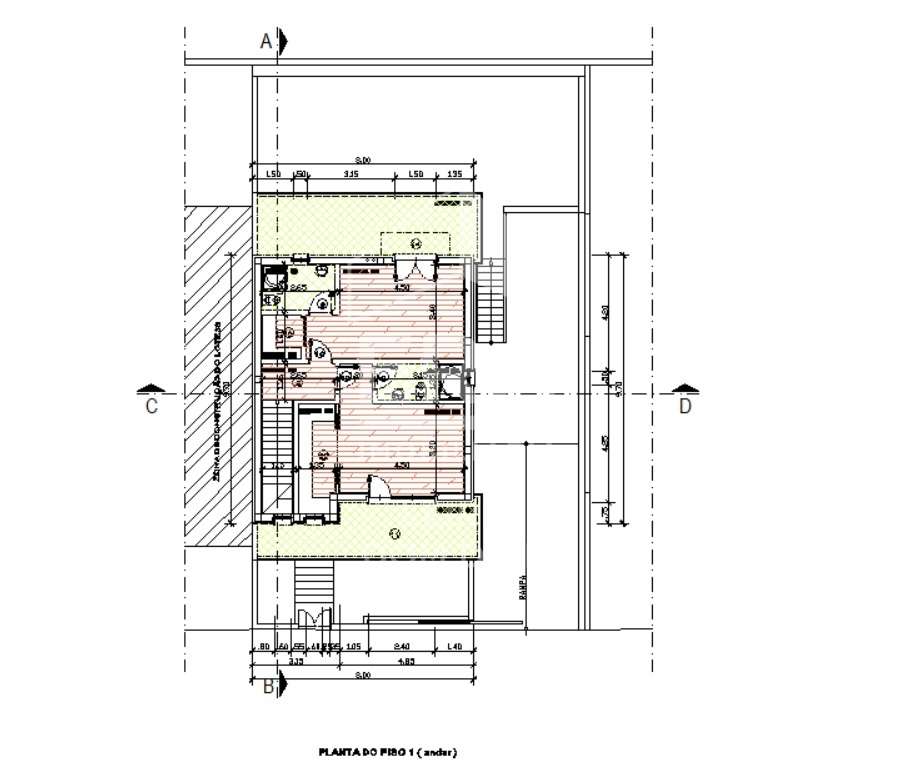 Casa geminada nova com piscina, garagem e jardim-17