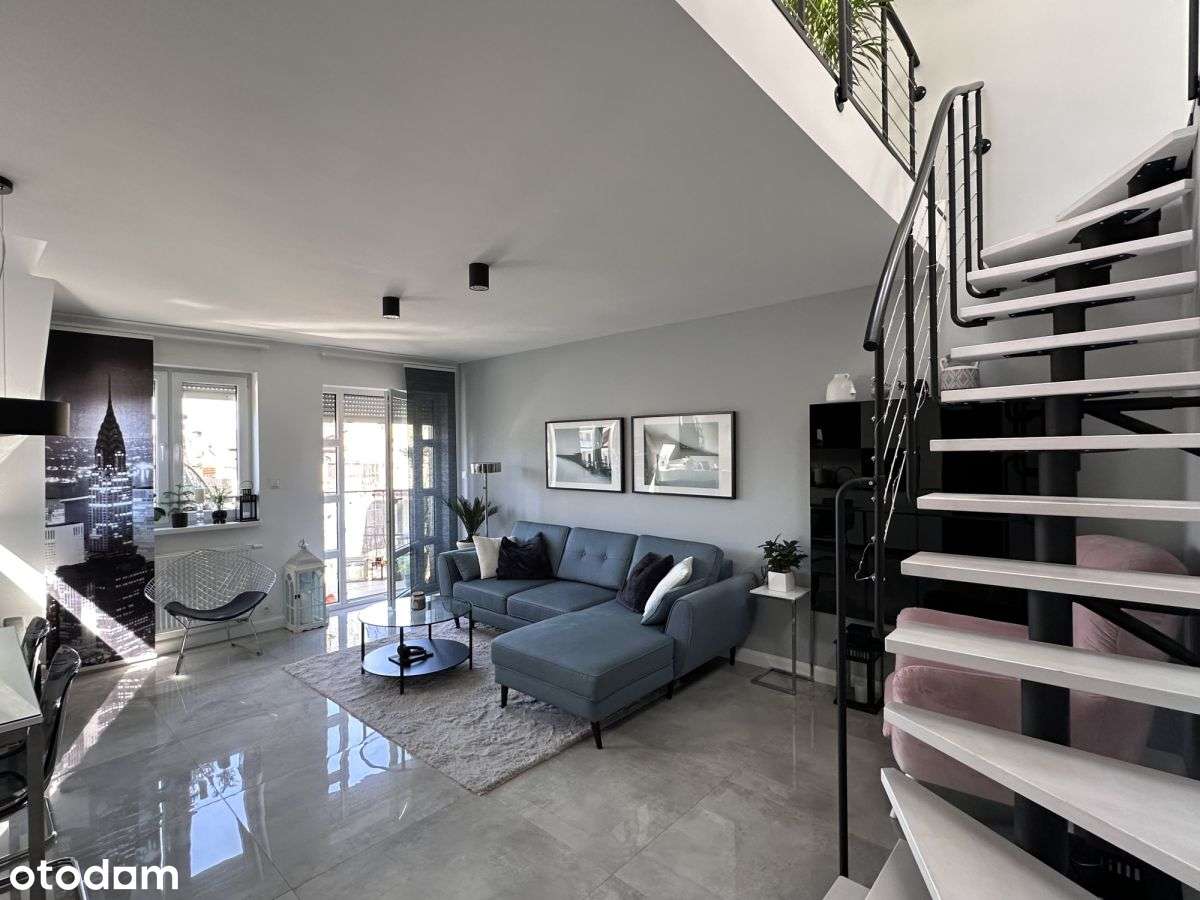 Apartament II poziomowy, 4 pokoje, balkon oś. Piek-5