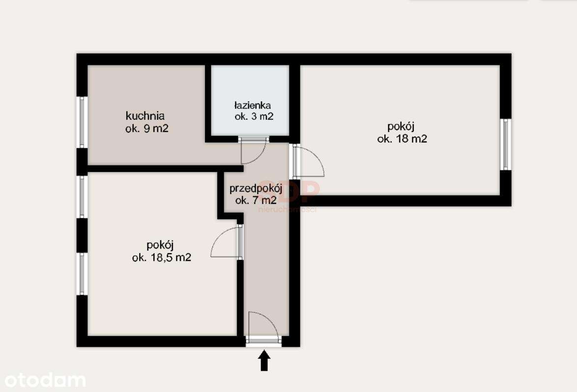 2 pokoje z osobną kuchnią|Pełen potencjał| 10 min do Rynku spacerem - Pełny obrazek: 4/10