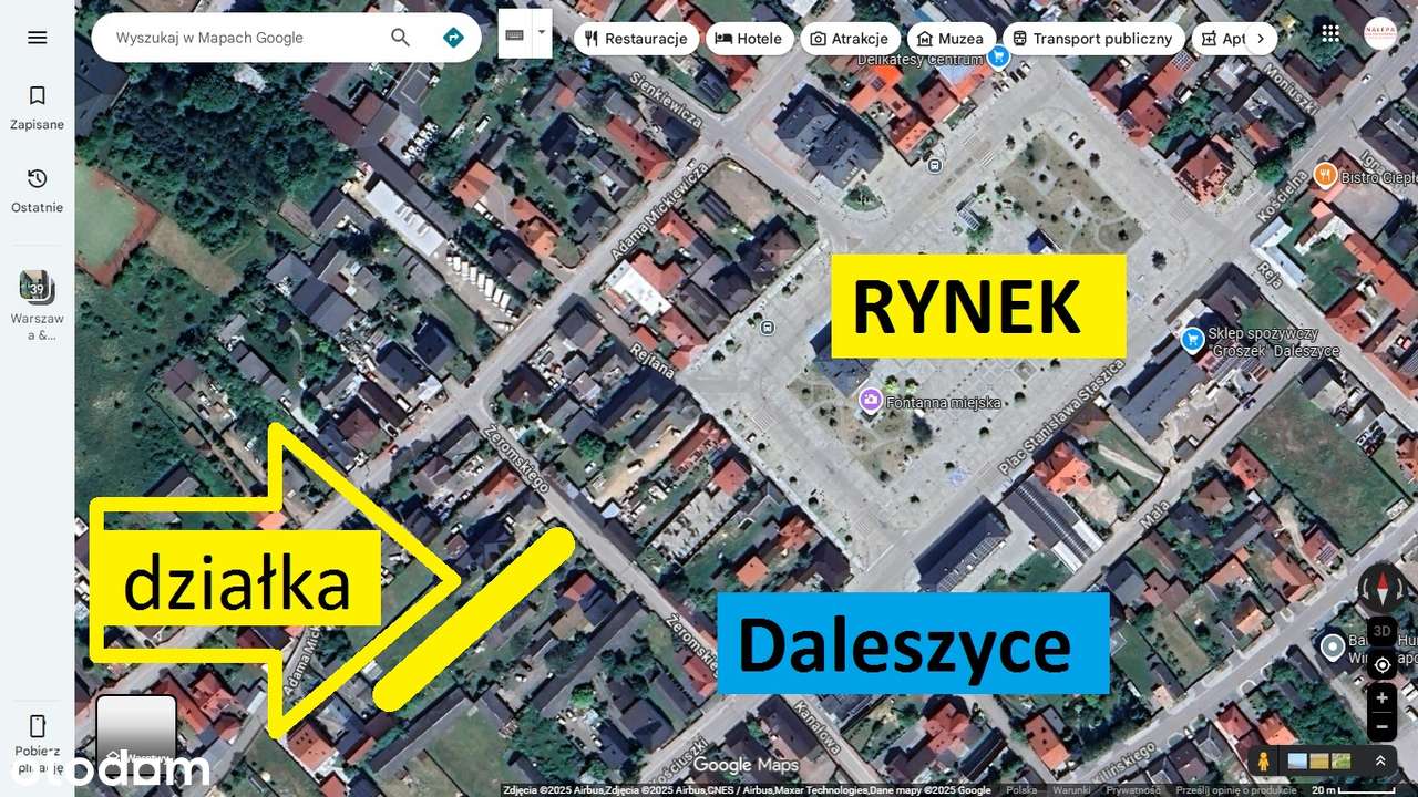 na sprzedaż budowlana w centrum Daleszyc 170m od rynku-0