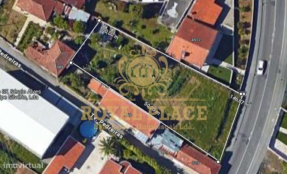 Terreno com 1030m2 junto à Nacional nº1 em Lourosa - Grande imagem: 4/4