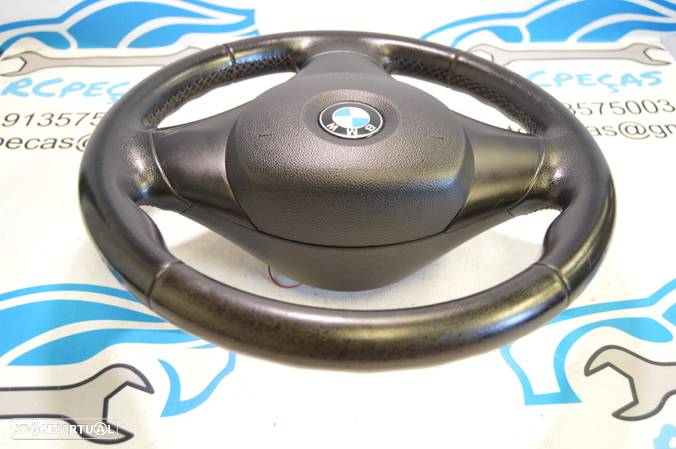 VOLANTE GUIADOR COMPLETO BMW SERIE 1 E87 SERIE 1 E81 E82 COUPE E88 CABRIO PELE AIRBAG - 3