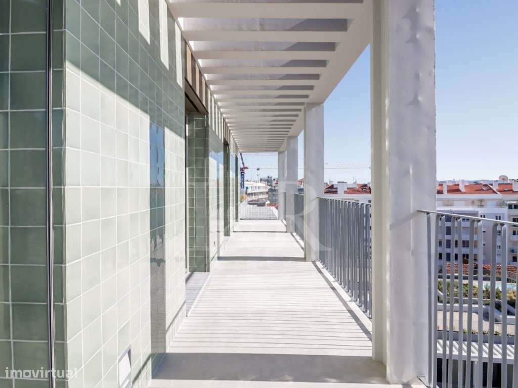 Penthouse T4+1 com terraço, piscina e vista rio no Dafundo, Oeiras-19