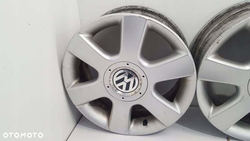 VW TOURAN GOLF FELGI ALUMINIOWE ALUFELGI 16"5X112 ET 50 ORGINAL LADNE - 2