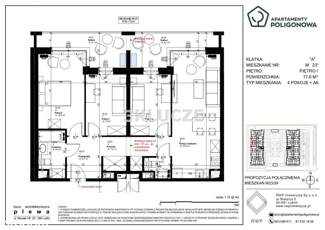 4 pokoje Apartamenty Poligonowa 10500 zł/m2-0