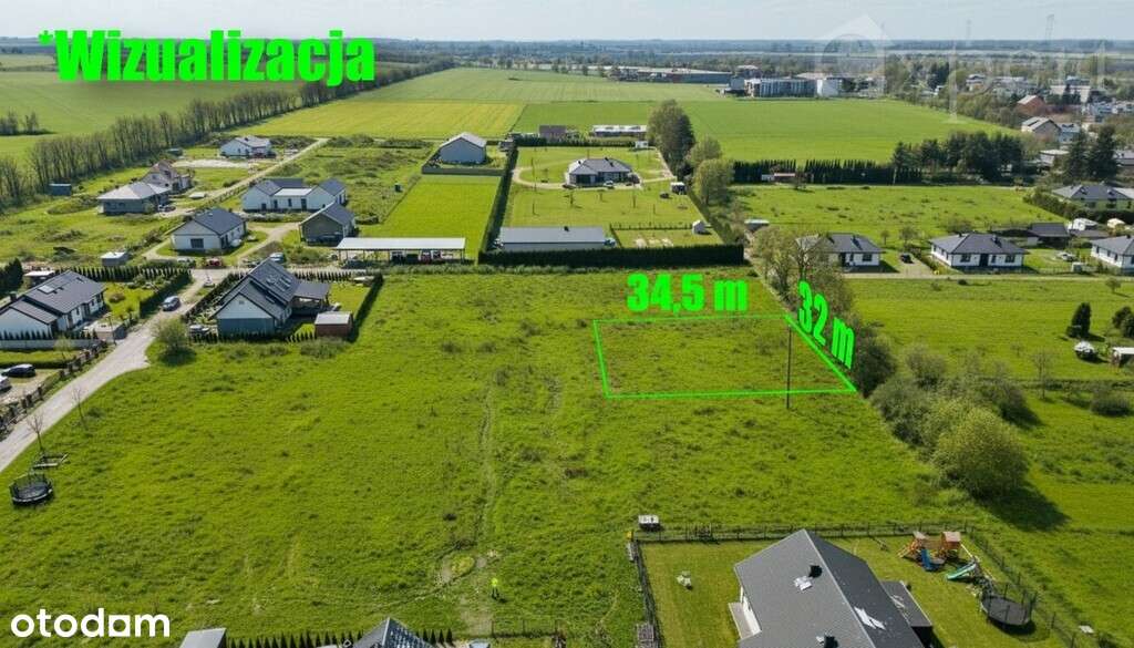 Działka z pozwoleniem na budowę ul.Reymonta-3