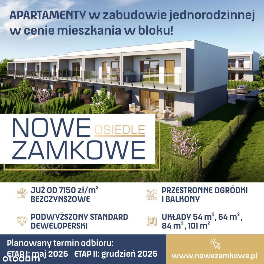 Nowy dom 100 m2 z ogrodem | bez PCC-17