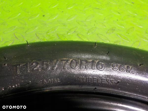 AUDI A3 8P VW GOLF V VI kolo dojazdowe 125/70/16 5x112 3,5Jx16 - 3