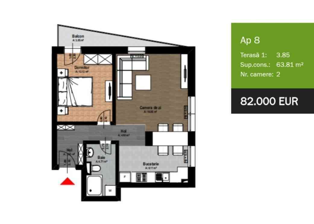 Apartament nou in Baile Felix cel mai bun pret-7