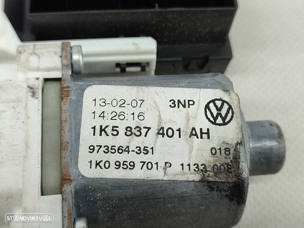 Motor De Elevador Frente Esquerdo Volkswagen Jetta Iii (1K2) - 5