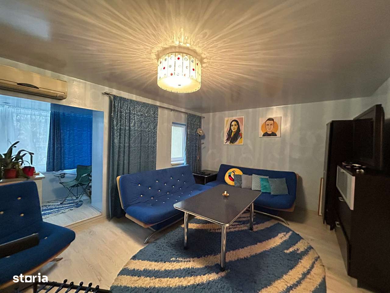 De vanzare 4 camere,2 bai,2 balcoane,zona centrala,mobilat și utilat - Imagine principală: 1/14