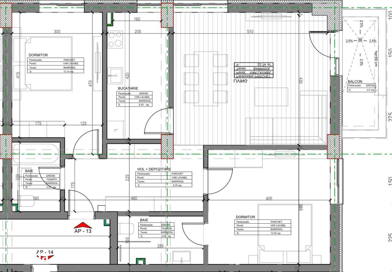 Nautica Residence XV - Baba Novac-LIDL - 81 mp utili-3