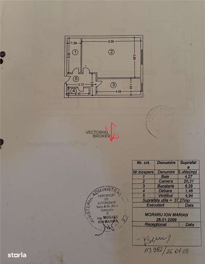 Garsoniera decomandata, parter, 42mp, bl.1986, Basarabia-Costin Georgi-7