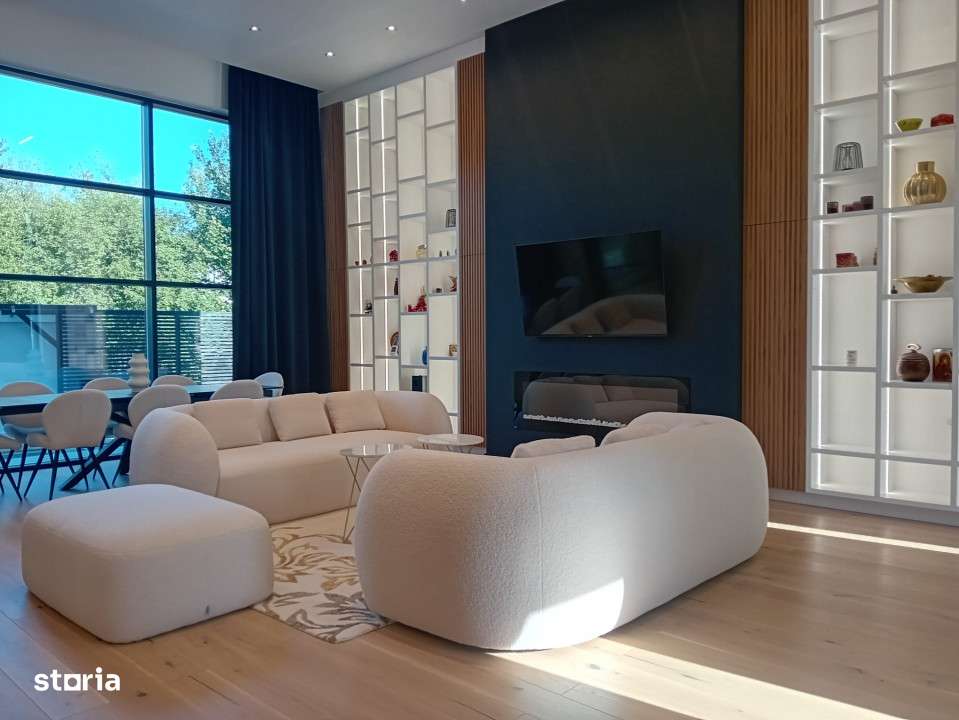 De vanzare vila lux mobilata si utilata zona premium Corbeanca-3