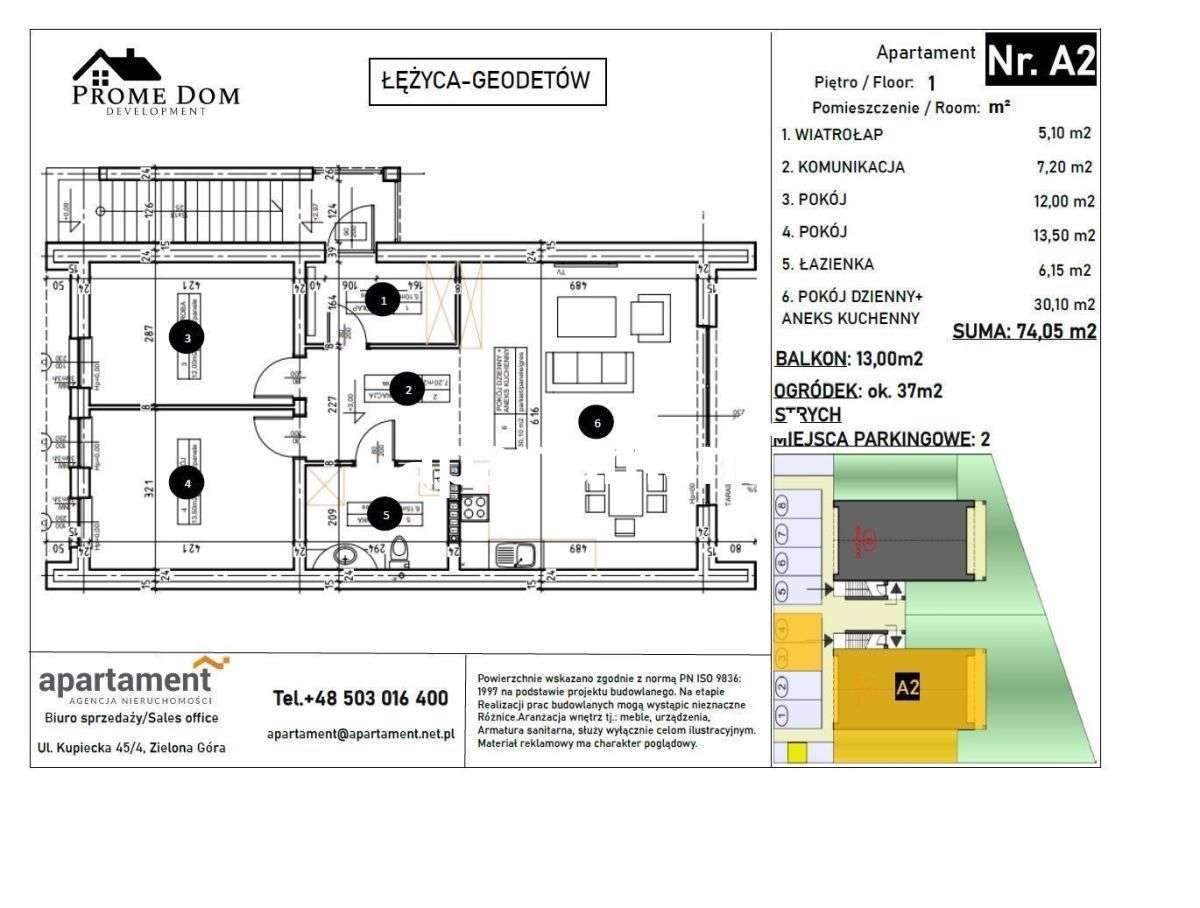 Promo Super cena! apartament + 2 miejsca postojowe - Pełny obrazek: 5/9