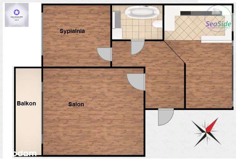 Widok na morze, 10min do bulwaru, duży balkon-14