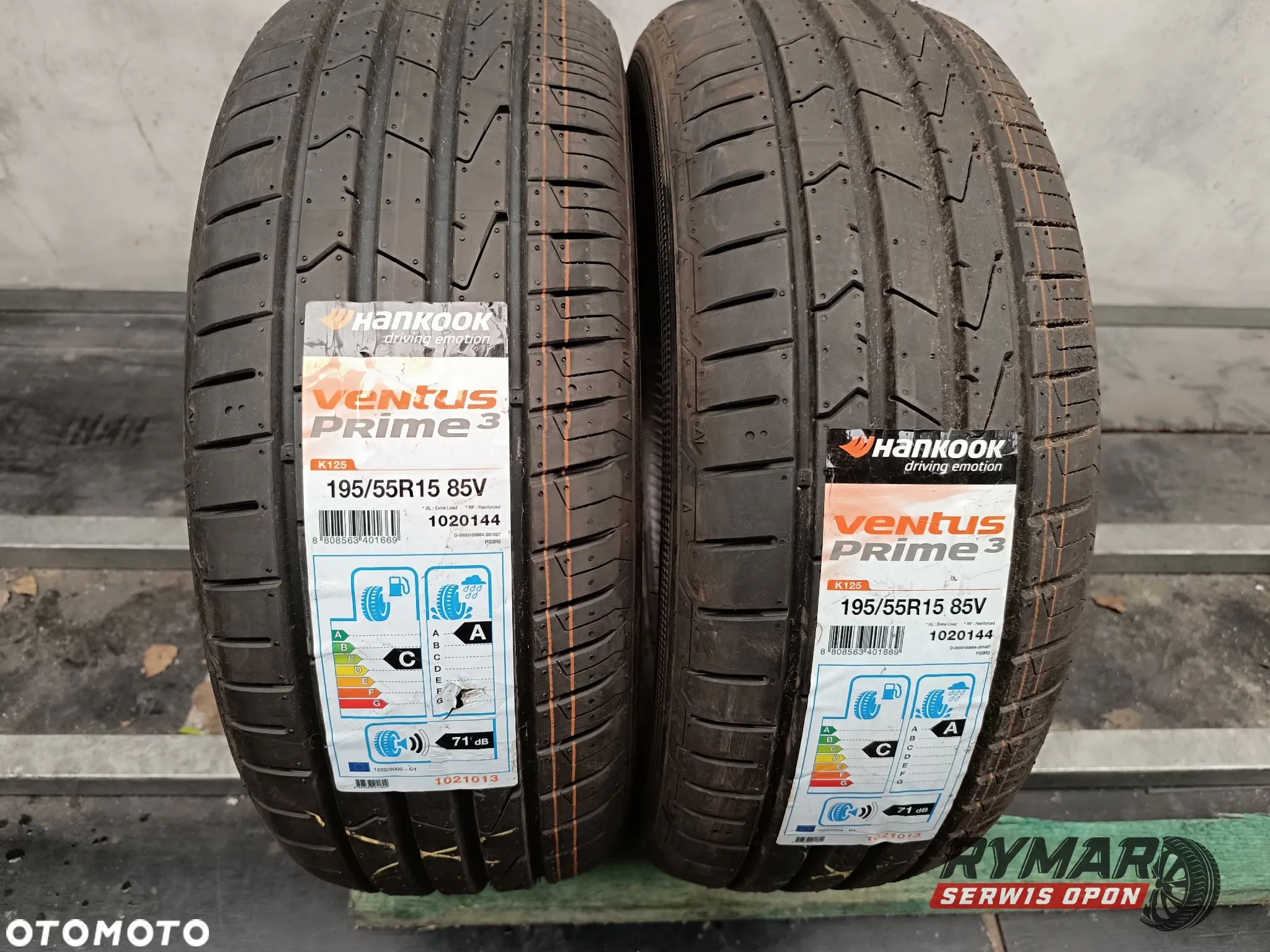 ŚLĄSK 2 x OPONY LATO 195/55R15 85V HANKOOK VENTUS PRIME 3 PARA - 1