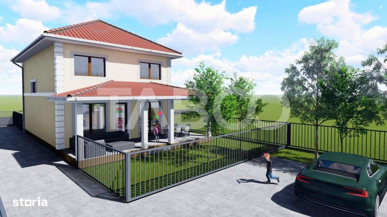Casa individuala de vanzare cu 4 camere decomandate in Selimbar - Imagine principală: 2/6