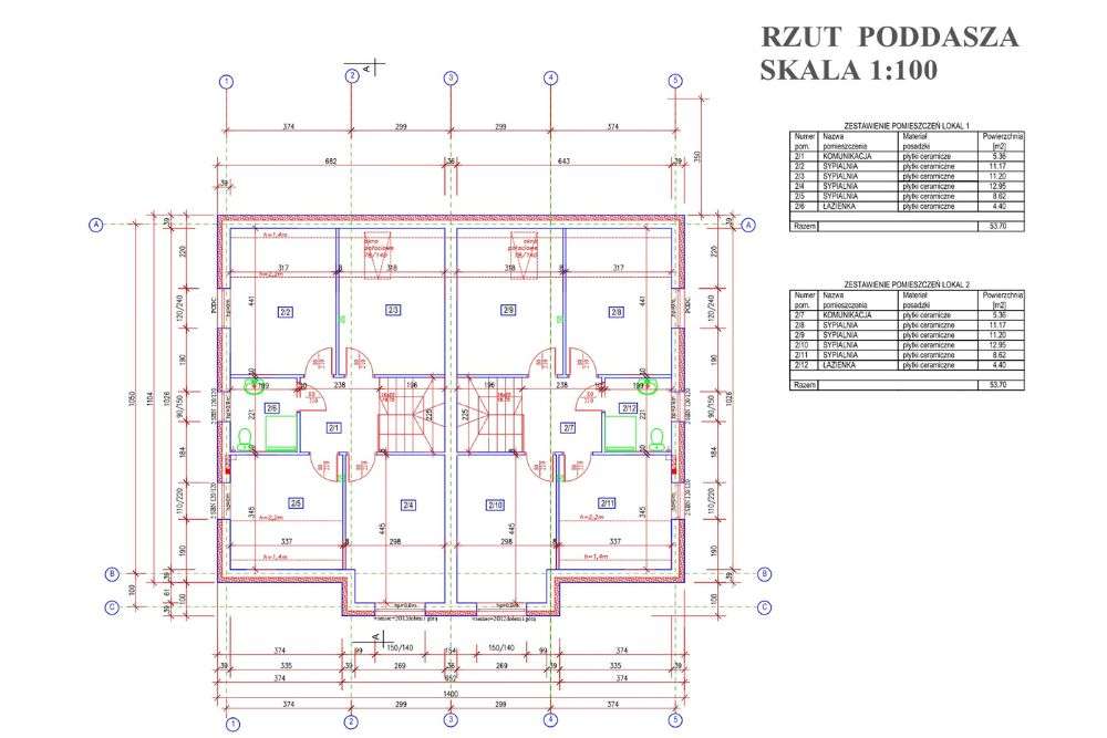Lokale bliźniacze w Jezierzycach Kościelnych, ul. Szkolna-10