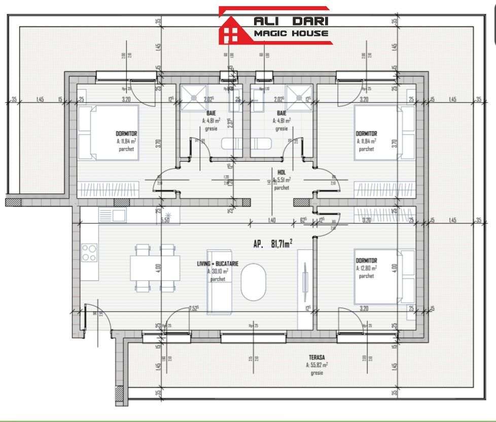Semifinisate / Finisate / Mobilate și Utilate / Bloc Nou - 2023 - Imagine principală: 3/16