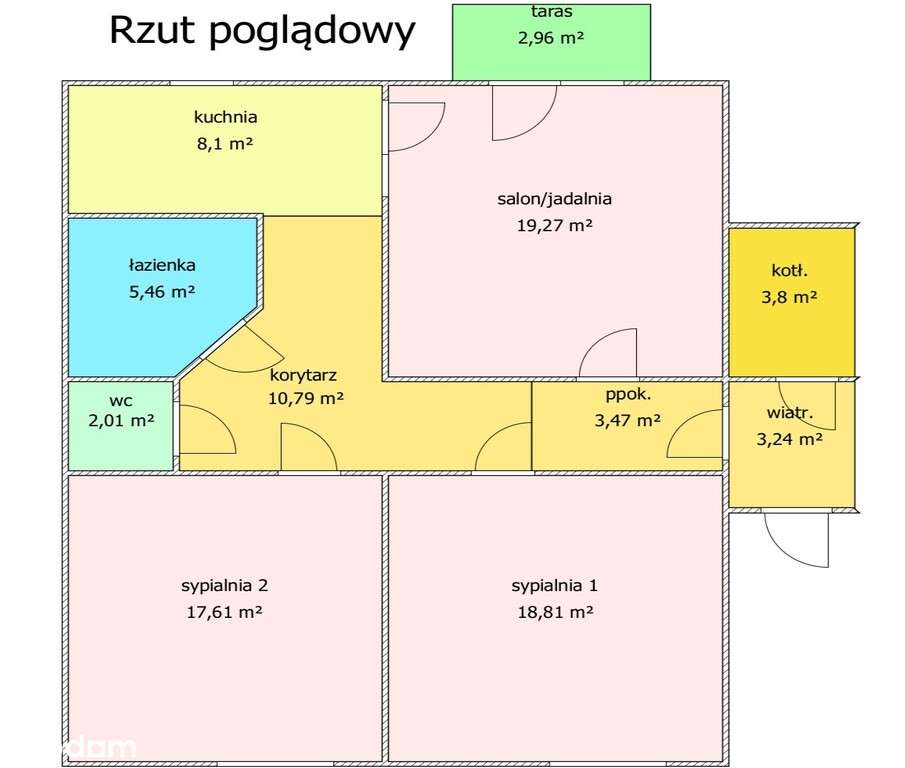 Na sprzedaż parterowy dom/bliźniak/Pawłowice-3